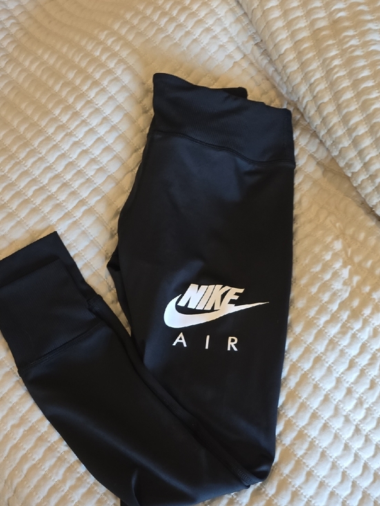 Nike Pants - Nike Kids Black Leggings with White Nike Air Logo